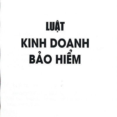 Luật Kinh doanh bảo hiểm