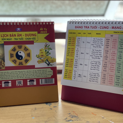 Lịch Bàn Âm - Dương 2025 (Xem ngày- Tra tuổi- Chọn việc)
