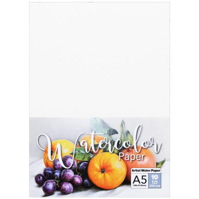 Giấy Vẽ Mỹ Thuật A5 - Artist Water Paper 250gsm - The Sun (10 Tờ/Xấp)