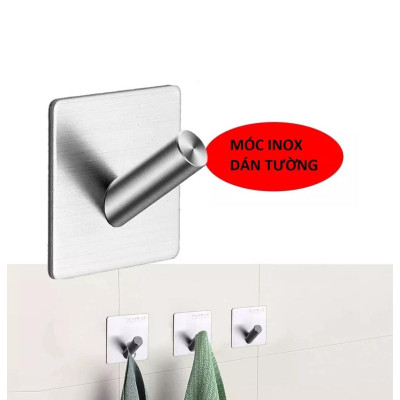 Móc Dán Tường Chịu Lực, Móc Treo Quần Áo, Móc Treo Đồ Dùng Khu Bếp Tiện Dụng, Nhà Tắm, Móc Inox Siêu Chắc Chắn. TakyHome 2009