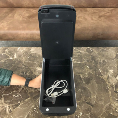 Hộp tỳ tay ô tô, xe hơi dành cho xe Kia Soluto tích hợp 7 cổng USB cao cấp DUSB-SLT