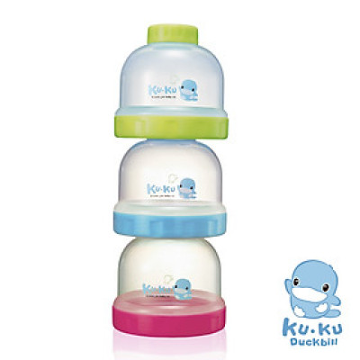 HỘP CHIA SỮA ĐA NĂNG CHO BÉ 3 NGĂN KUKU - KU5465A