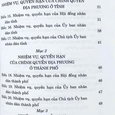 Luật Tổ Chức Chính Quyền Địa Phương Năm 2025