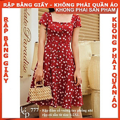 Rập giấy A0 mã 777 - Rập đầm (BẢN VẼ)