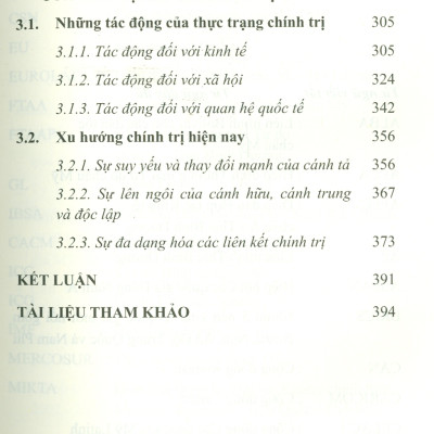 Một Số Vấn Đề Chính Trị Nổi Bật Của Khu Vực Mỹ Latinh Hiện Nay (Sách chuyên khảo)