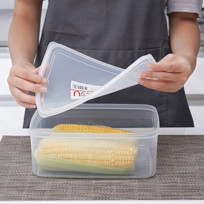 Set 02 hộp đựng thực phầm Nakaya 1200ml và 2000ml, thiết kế tinh tế, đẹp mắt, khả năng giữ kín hơi vượt trội - nội địa Nhật Bản