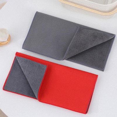 Khăn Lau 2 Mặt Da Lộn, Chất Vải Siêu Mịn, Siêu Thấm Hút Cho Xe Ô Tô