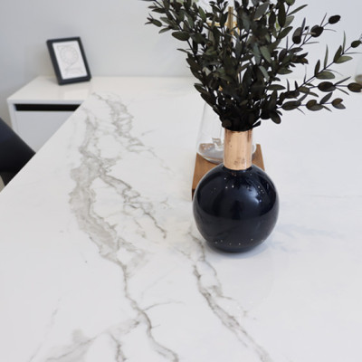 Bộ bàn ăn Amelia 4 chỗ 1400 Grey*4 vuông Jang In 1504300001-07