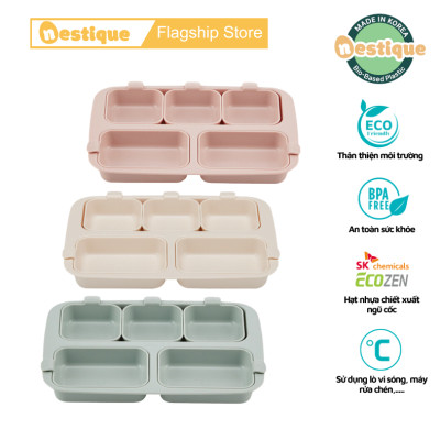 Khay Ăn Trẻ Em Nestique N-11 Cao Cấp 5 Ngăn