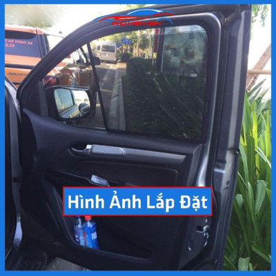 Bộ 4 rèm chắn nắng nam châm Chevrolet Trailblazer khung cố định chống tia UV