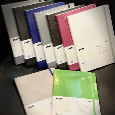 Gift Set Lamy Notebook A5 Softcover Black + Lamy Safari Ocean Blue - GSNSa001