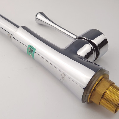 Vòi rửa chén nóng lạnh Eurolife EL-T028 (Trắng bạc)