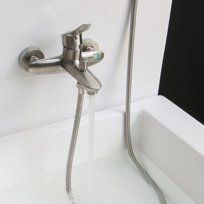 Bộ vòi sen nóng lạnh Inox SUS 304 Eurolife EL-ORCHID 01-1 (Trắng vàng)