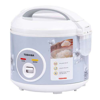 Nồi cơm điện nắp gài Toshiba RC-18JFM(H)VN - 1.8L - Lòng nồi dày 1.7mm, chống dính- công nghệ nhiệt 3D- Hàng chính hãng