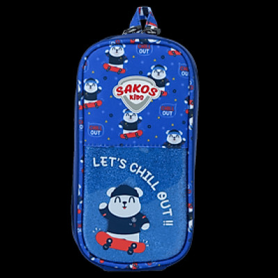 [QUÀ TẶNG KÈM + 1 LỐC SỮA MILO] Bóp Đa Năng Đựng Bút Viết, Dụng Cụ SAKOS SHINE CASE - Họa Tiết Dễ Thương, Chống Thấm