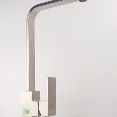 Vòi rửa chén nóng lạnh Inox SUS 304 nguyên khối Eurolife EL-T002-1 (Trắng vàng)