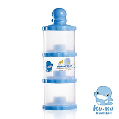 HỘP CHIA SỮA BỘT CHO BÉ 3 NGĂN KUKU - KU5430