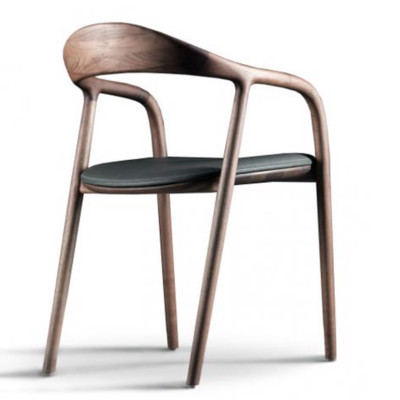 Ghế ăn gỗ Neva Juno Sofa có tay ghế mặt nệm kích thước 54 x 58 x 78cm