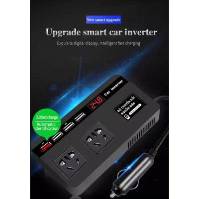 Máy Biến tần điện ô tô, Bộ chuyển đổi điện tự động tẩu sạc DC 12V / 24V sang AC 110V / 220V, Cửa hàng nội thất ô tô Car
