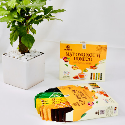 Mật ong Ngũ Vị HONECO (Hộp 20 gói)