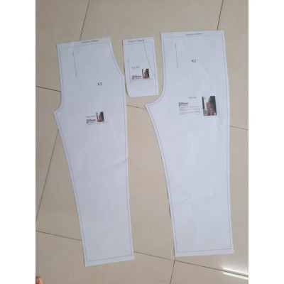 Rập giấy A0 mã 1473 -bộ đùi tay phồng (BẢN VẼ)