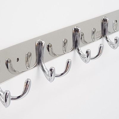 Móc treo áo 5 chấu Inox Eurolife EL-M1 (Trắng bạc)