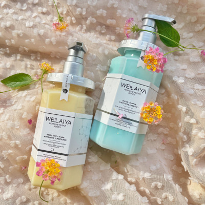 Combo Dầu gội xả phục hồi đa tầng nấm Truffle Weilaiya hương nước hoa và Dầu gội gừng hà thủ ô Weilaiya 400ml