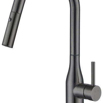 Vòi rửa bát dây rút màu đen GAPPO G4398-41 Chính hãng nhập khẩu