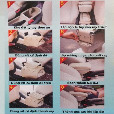 Hộp tỳ tay ô tô dành cho xe Mitsubishi Attrage và Mirage tích hợp 7 cổng USB (DUSB-ATG)