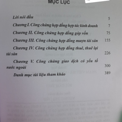 Sổ tay Công Chứng Viên –  Những Vấn Đề Cần Lưu ý Khi Công Chứng Một Số Loại Giao Dịch Khác  ( Tập 1)
