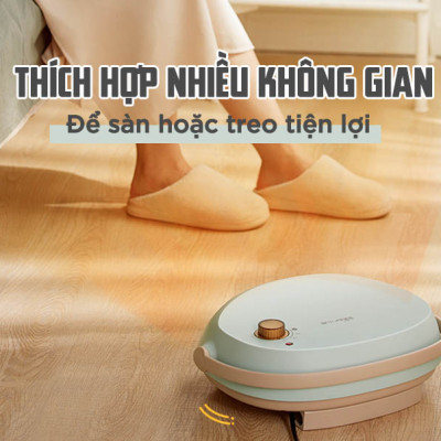 Máy Sưởi Treo Tường Bear DNQ-A19B1 Không Làm Khô Da Công Suất 2000 W - Hàng Chính Hãng