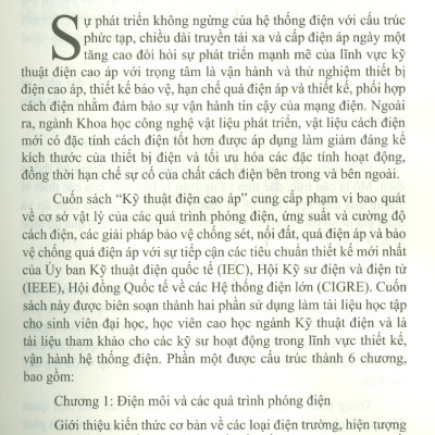 Kỹ Thuật Điện Cao Áp Tập 1 Bảo Vệ Chống Sét Và Nối Đất Trong Hệ Thống Điện 