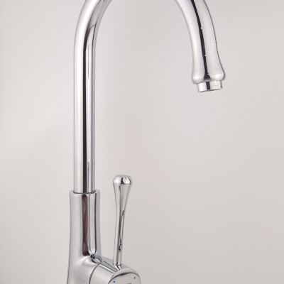 Vòi rửa chén nóng lạnh Eurolife EL-T028 (Trắng bạc)