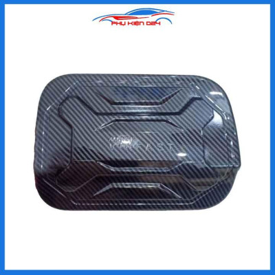 Ốp nắp xăng Vinfast Lux A 2.0 2020-2022 vân Cacbon bảo vệ chống trầy trang trí ô tô