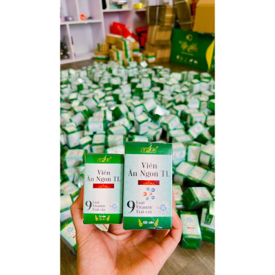 [Kèm Quà] Viên Ăn Ngon TL 100 Viên Chính Hãng, Hỗ Trợ Tăng Cân, Ăn Ngủ Ngon