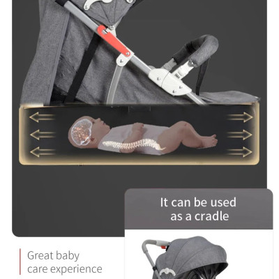 Xe đẩy cho bé du lịch A2 - Khung cao cấp siêu nhẹ, gấp gọn, bảo hành 12 tháng chính hãng