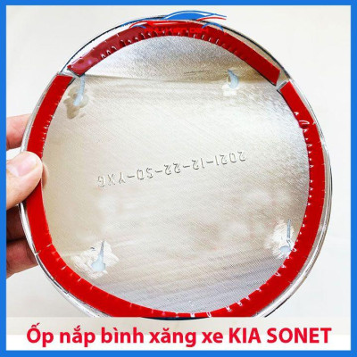 Ốp nắp xăng Sonet 2021-2022-2023 mạ crom bảo vệ chống trầy trang trí ô tô