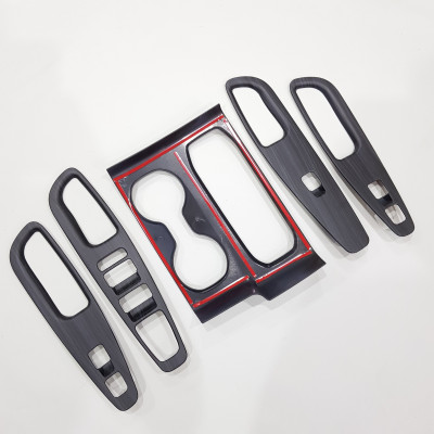 Ốp nội thất vân Gỗ cho Hyundai Santafe 2019-2020 Cao cấp