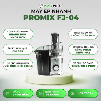 Máy ép trái cây Promix FJ-04 1000W Hàng chính hãng
