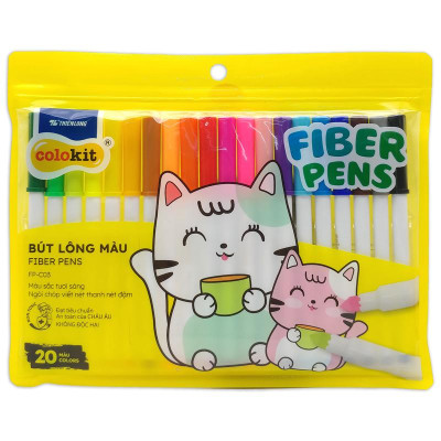 Bút Lông Màu Thiên Long FP-C03 - Túi 20 Màu