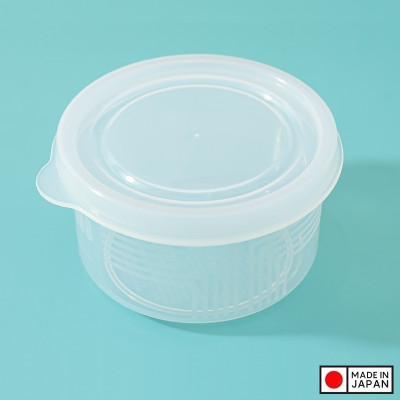 Combo hộp đựng thực phẩm 3.0L + Set 03 hộp chia thức ăn dặm cho bé 180ml - Hàng nội địa Nhật Bản #Made in Japan