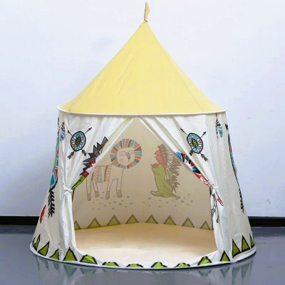 Lều Thổ Dân, Lều Vải Cho Bé Bằng Khung Thép, Nhựa PVC Chắc Chắn, Vải Bền Đẹp- Hàng Chính Hãng.