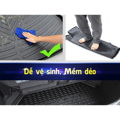 Lót Cốp Nhựa Dẻo Xe Toyota Vios 2021 Đàn Hồi, Chống Nước Tốt