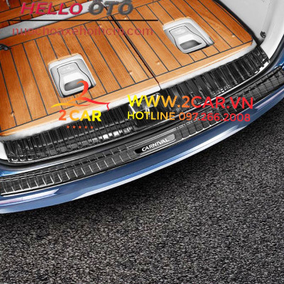 Nẹp chống sước cốp, ốp chống trầy cốp trong, ngoài xe Kia Carnival 2021 2022 2023 Mẫu TITAN cao cấp