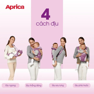 Địu Trẻ Em Aprica Pitta - Beige