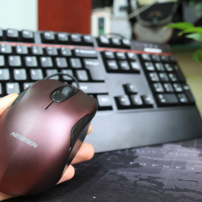 CHUỘT NEWMEN M266 CHÍNH HÃNG- KẾT NỐI DÂY USB ( Hàng Chính Hãng)