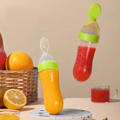 [ 5459-Nuby ] Bình thìa dùng cho trẻ trong giai đoạn ăn dặm, dung tích 90ml