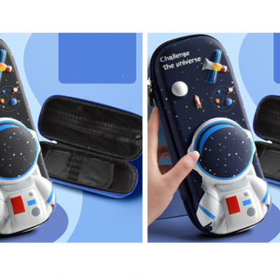 Hộp Bút Chì Bé Trai Và Bé Gái Phim Hoạt Hình Người Phi Hành Gia đa năng cao cấp