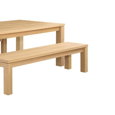 Bàn ăn cao cấp gỗ vân verneer sồi SMLIFE Duncan | D152,2 x R99,1 x C74,9cm | gỗ Cao Su và Veneer Sồi