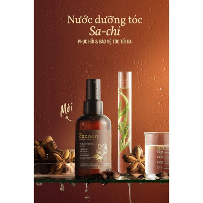 Nước xịt dưỡng tóc SACHI 140ml cocoon thuần chay
